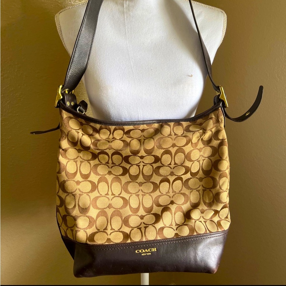Y2K vintage Coach Signature hobo